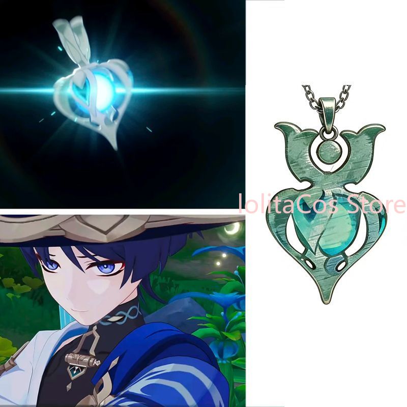 Anime Pendant Necklace - قلادة معدنية لشخصية واندرر من لعبة