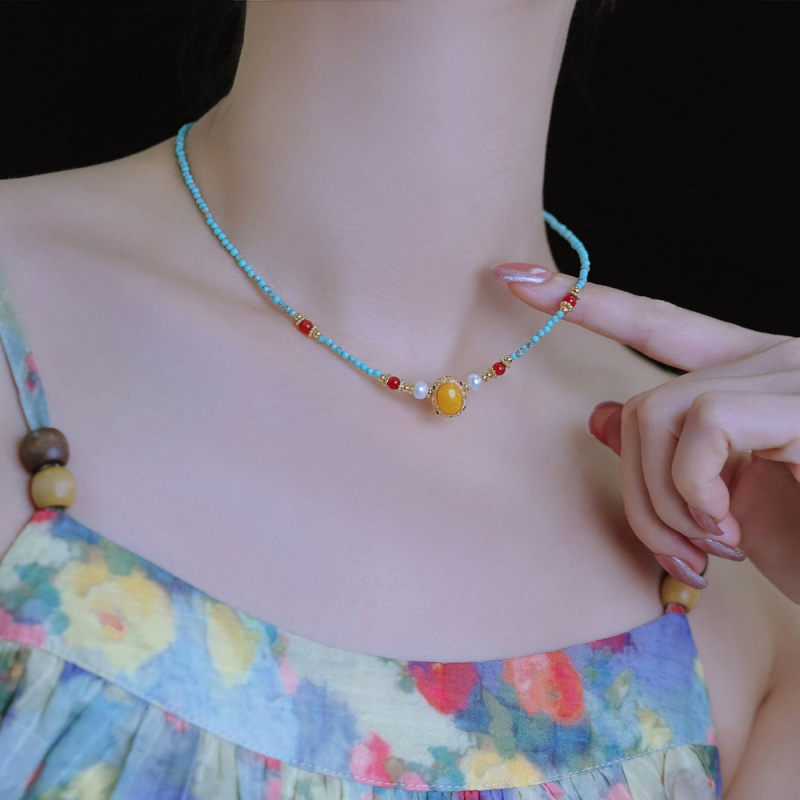 Pearl Choker Necklace Vintage - وصل حديثًا: قلادات نسائية من اللؤلؤ