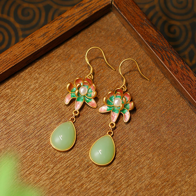 أقراط على شكل قطرة ماء من اليش - مراجعة Earrings وسعره