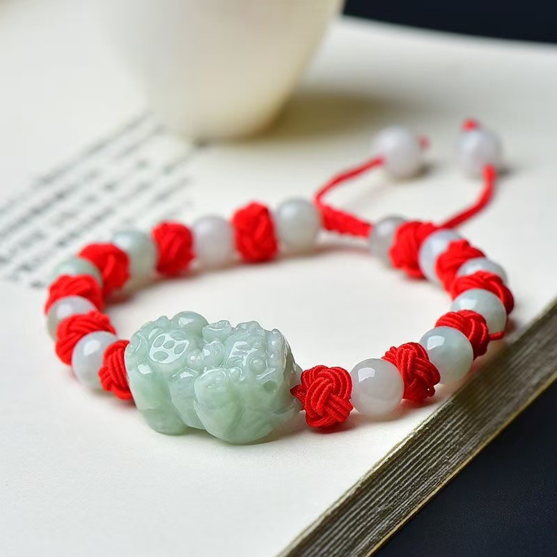 سوار بيكسيو من اليشم البورمي ا - مراجعة Bracelets وسعره