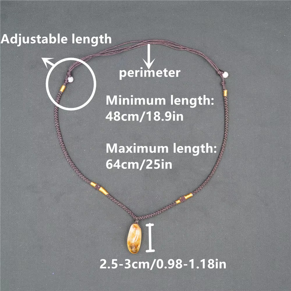 3 قطع من قلادات الكريستال الطب - مراجعة Crystal Pendant Necklace Natural Stone وسعره