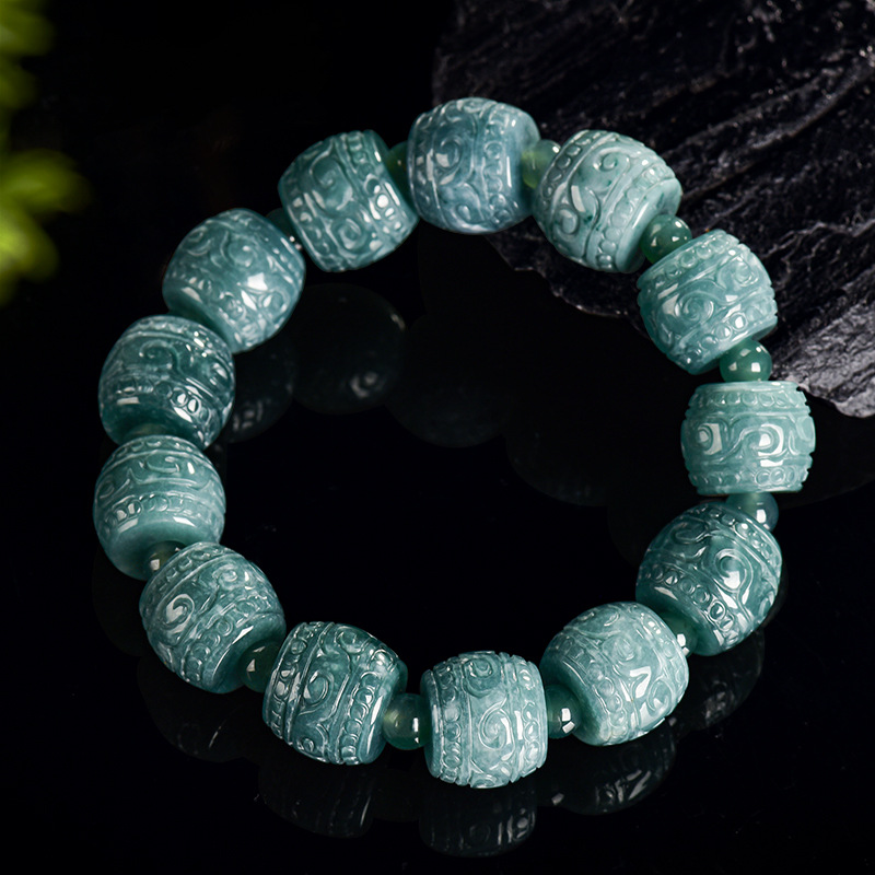 سوار خرز من اليشم البورمي الطب - مراجعة Bracelets وسعره